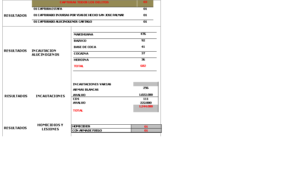 INFORME INCAUTACIONES 12 DE ABRIL